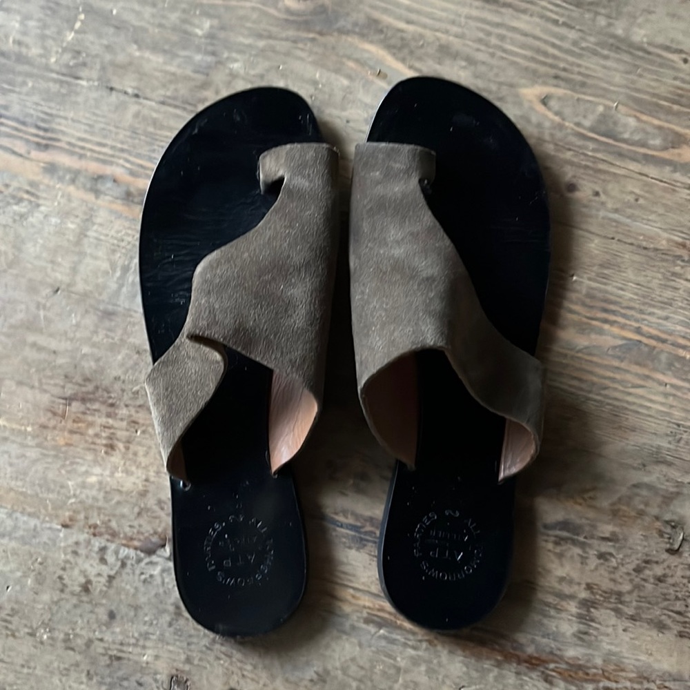 Atp Rosa beige suede sandal 37